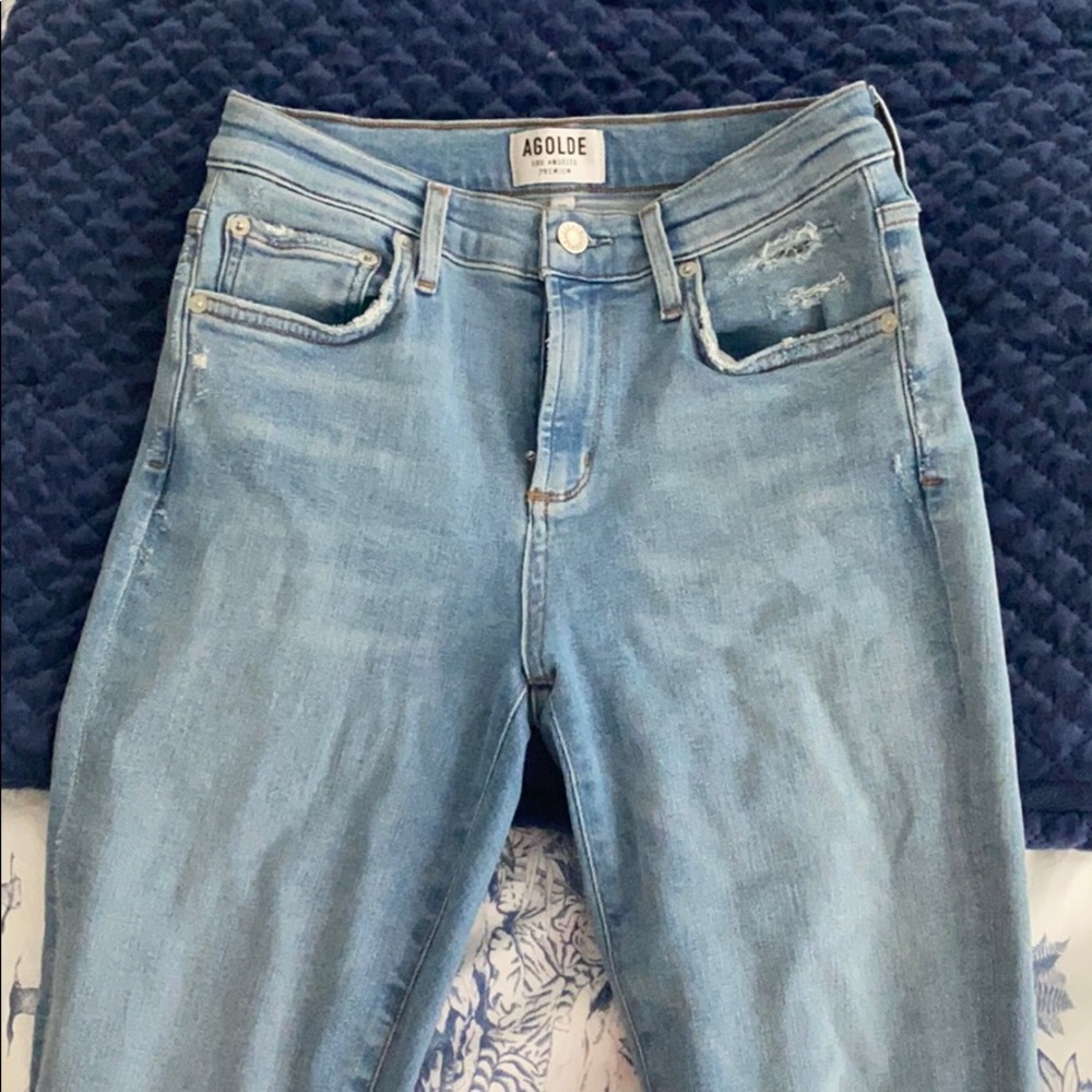 AGOLDE distressed Skinny Jeans